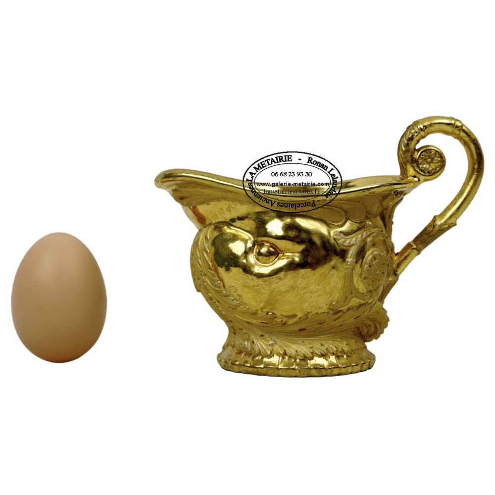 Pot à Lait Ancien - Crémier Empire Argenture - 19ème Siècle - Occasion Bon état