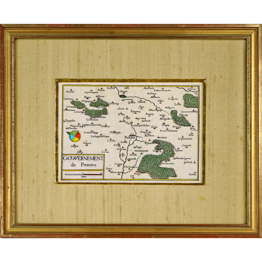Gravure GOUVERNEMENT DE PROUINS (PROVINS - 77) - Ep. XVIIe