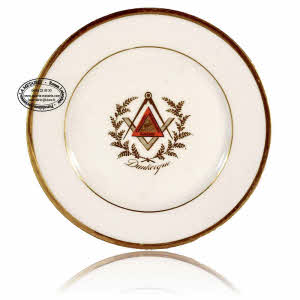 PARIS - ASSIETTE MAÇONNIQUE - Ep. DÉBUT XIXe