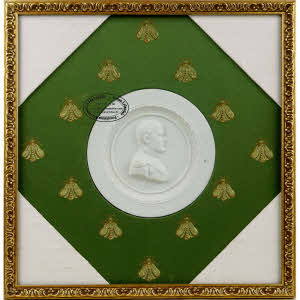 FRANCE - Manufacture INDÉTERMINÉE - GRAND MÉDAILLON représentant - NAPOLÉON Ier - Empereur Des Français - Ep. XIXe