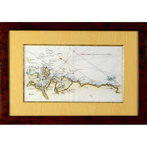 CARTE CÔTIÈRE de la BRETAGNE - N°17 - PLEUBIAN - ISLE DE BREHAT - PAIMPOL - PLOUZEC - SAINT QUAY PORTRIEUX - Ep. XVIIIe 