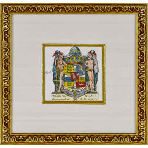 ARMOIRIE de CHRISTIN VII ROI DE DANNEMARCK et de NORVEGE - Ep. XVIIIe