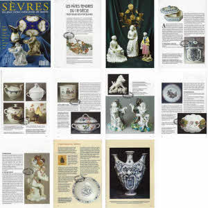 LES PÂTES TENDRES DU 18e SIÈCLE - Fines fleurs des porcelaines