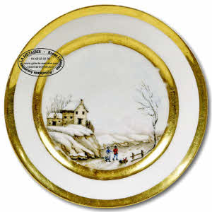 PARIS - Manufacture INDÉTERMINÉE - ASSIETTE - Ep. DÉBUT XIXe