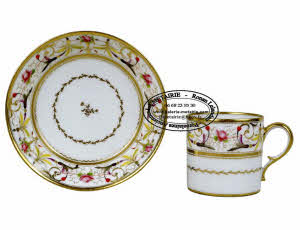 TASSE et sa SOUCOUPE - PARIS - Manufacture INDÉTERMINÉE - Ep. XVIIIe