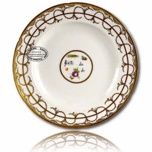 PARIS - Manufacture de NAST- RARE ASSIETTE - Ep. XVIIIe