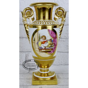 PARIS-PAIRE_de_VASES_decor_d'enfants-AK