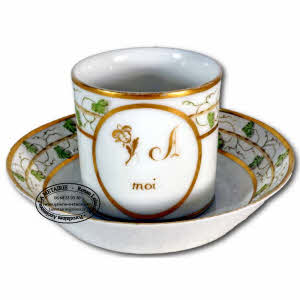 PARIS - TASSE et sa SOUCOUPE - Ep. XVIIIe
