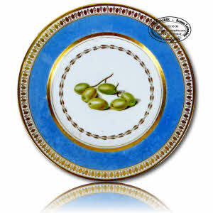 PARIS - Manufacture de la DUCHESSE D’ANGOULÊME - DAGOTY - ASSIETTE - Ep. DÉBUT XIXe