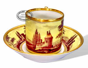 PARIS - TASSE et sa SOUCOUPE - Ep. EMPIRE
