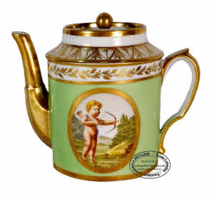 FRANCE - Manufacture INDÉTERMINISME - CAFETIÈRE / THEIERE - Ep. DEBUT XIXe